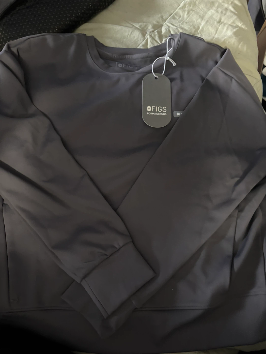 FIGS Grey Long Sleeve Top - photo 2