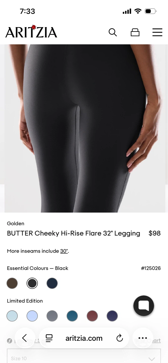 TNA butter cheeky flare pants size small - photo 3
