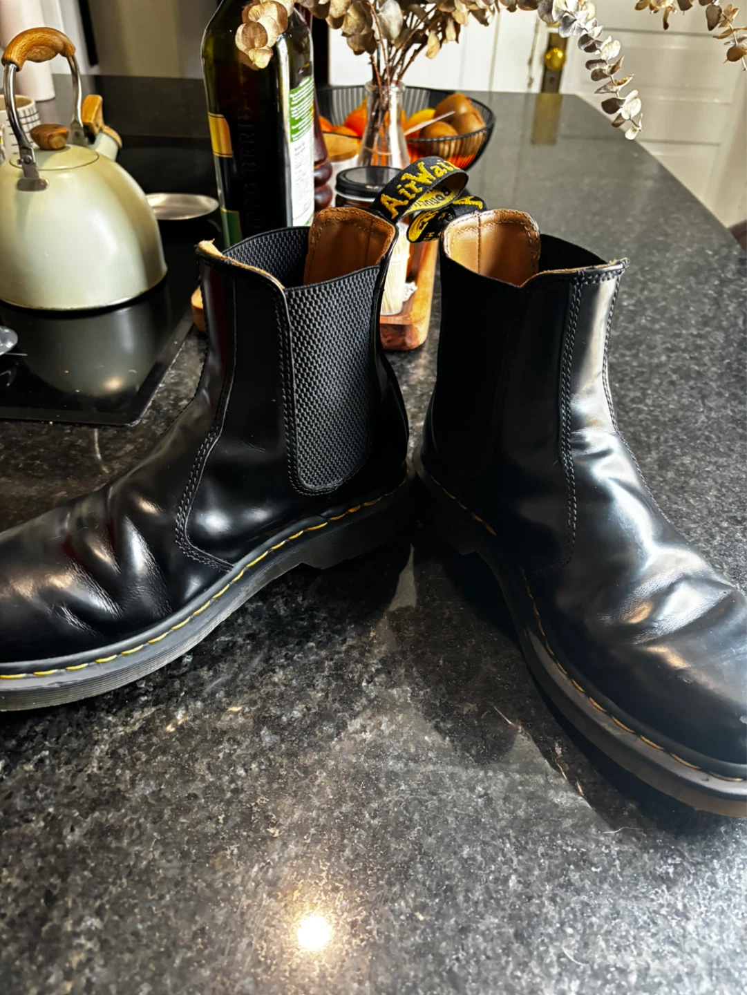 Dr. Martens Black Leather Chelsea Boots - Size 6 UK - photo 2