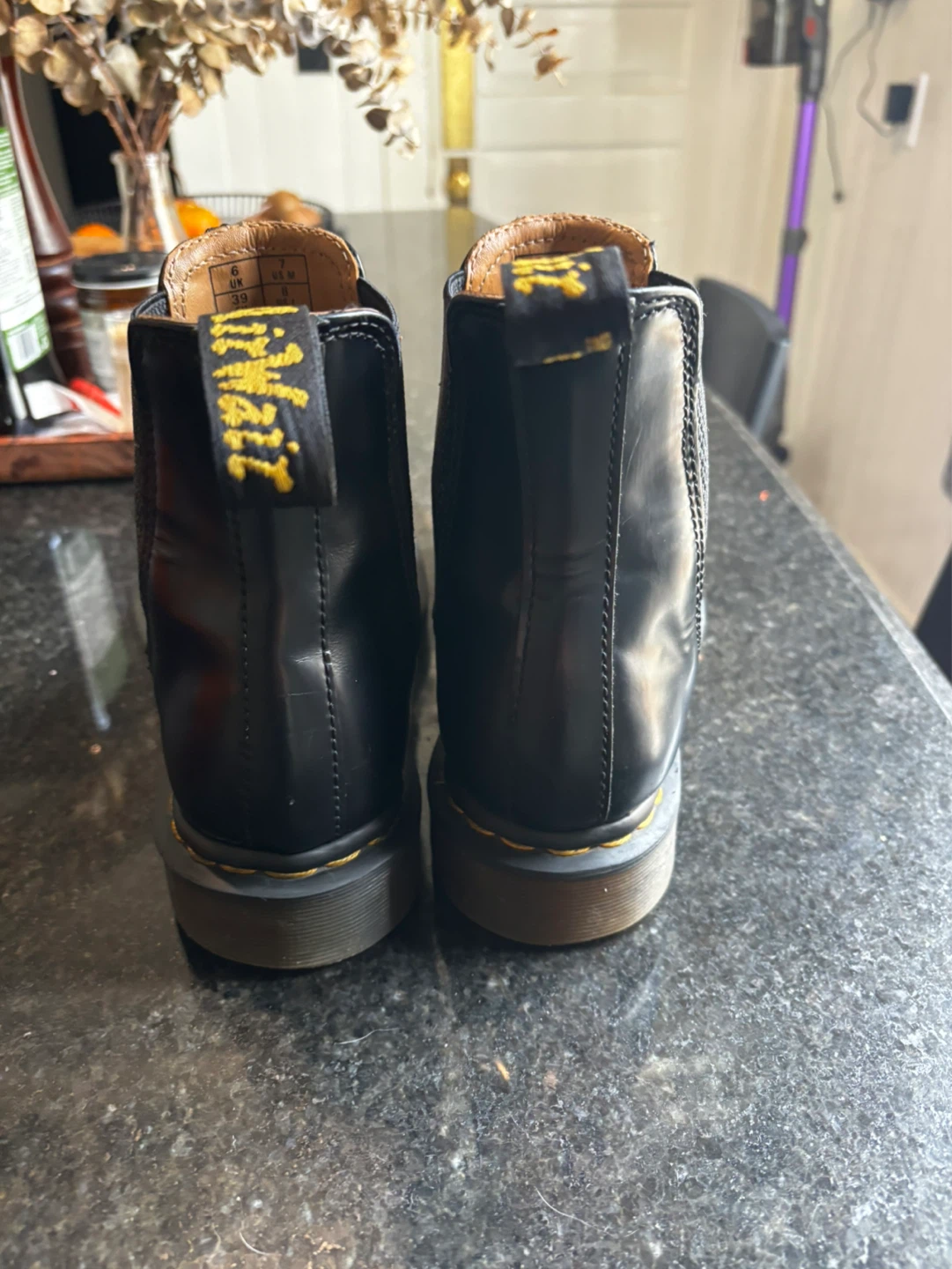 Dr. Martens Black Leather Chelsea Boots - Size 6 UK - photo 3
