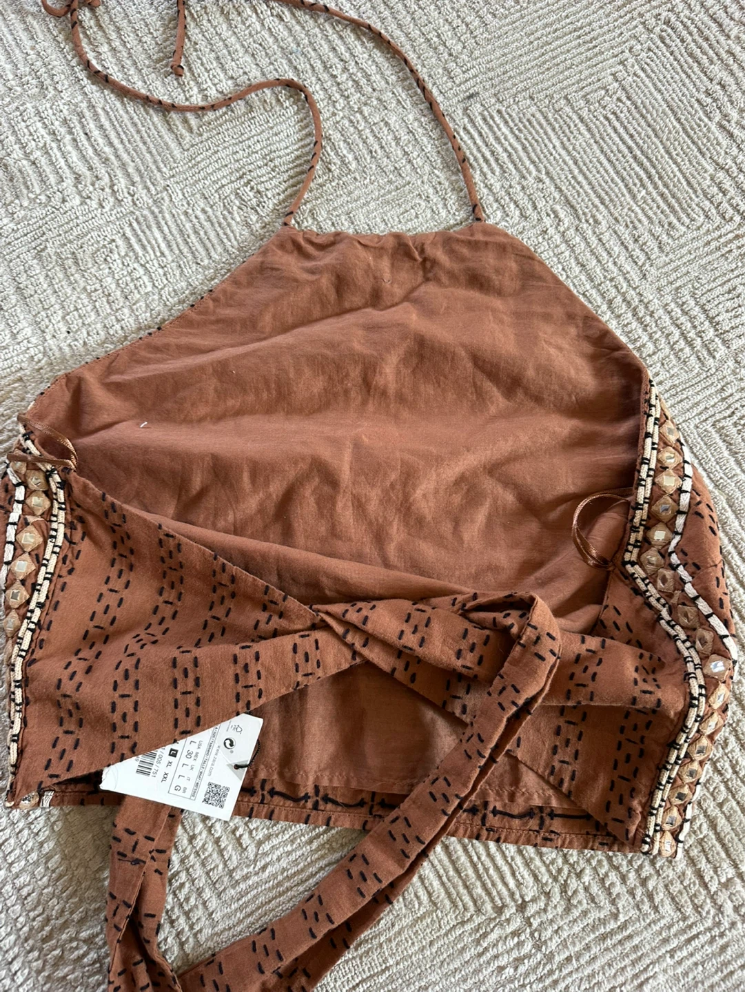 New Zara Halter Neck Crop Top - photo 2