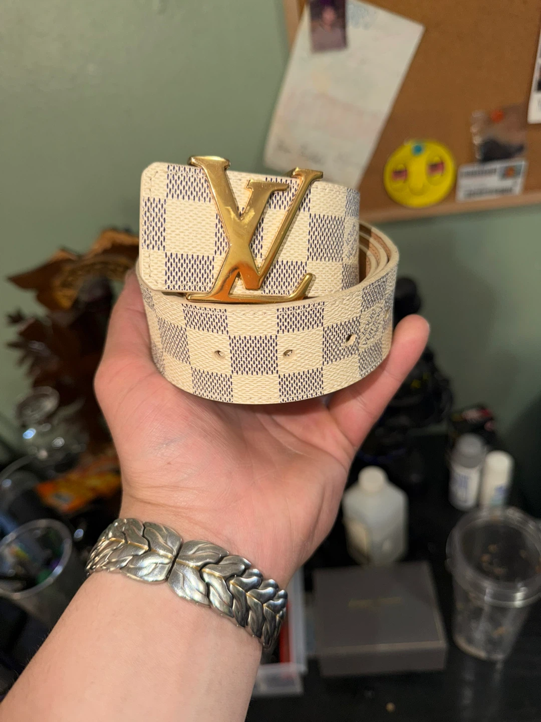 Louis Vuitton Damier Azur Belt