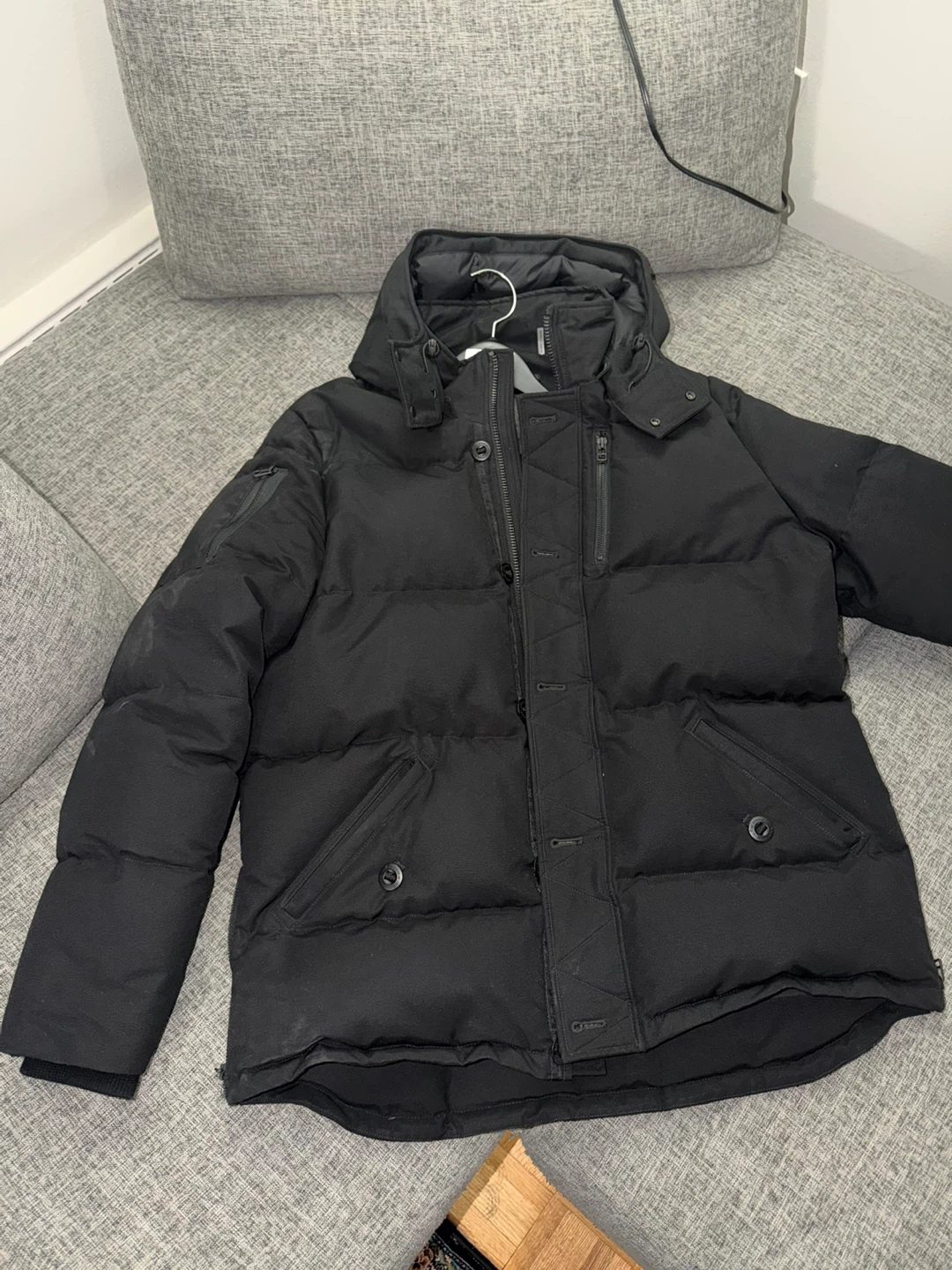Moose Knuckles Black Down Puffer Jacket Brand New - photo 5
