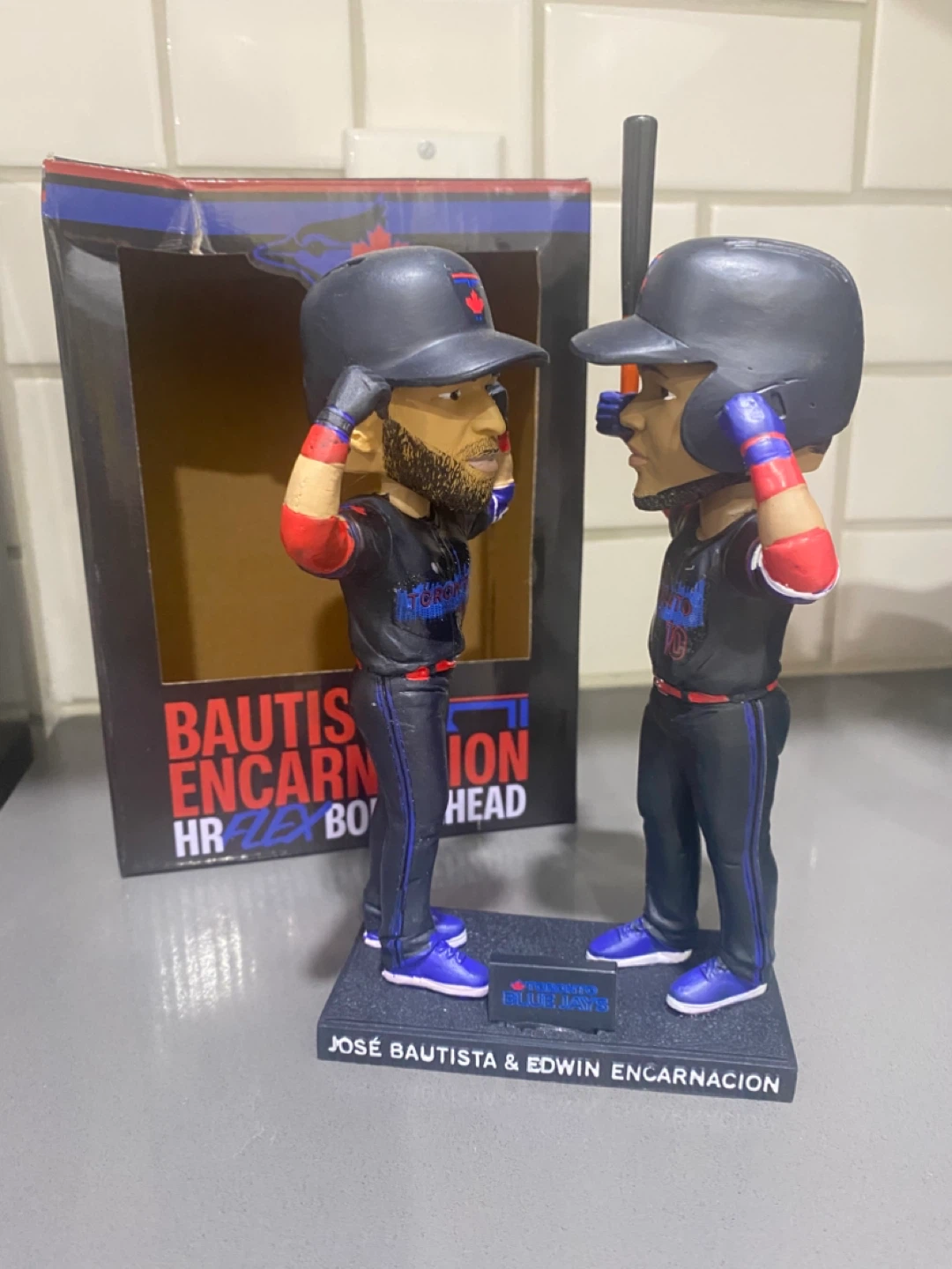 Jose Bautista & Edwin Encarnacion Bobblehead Set