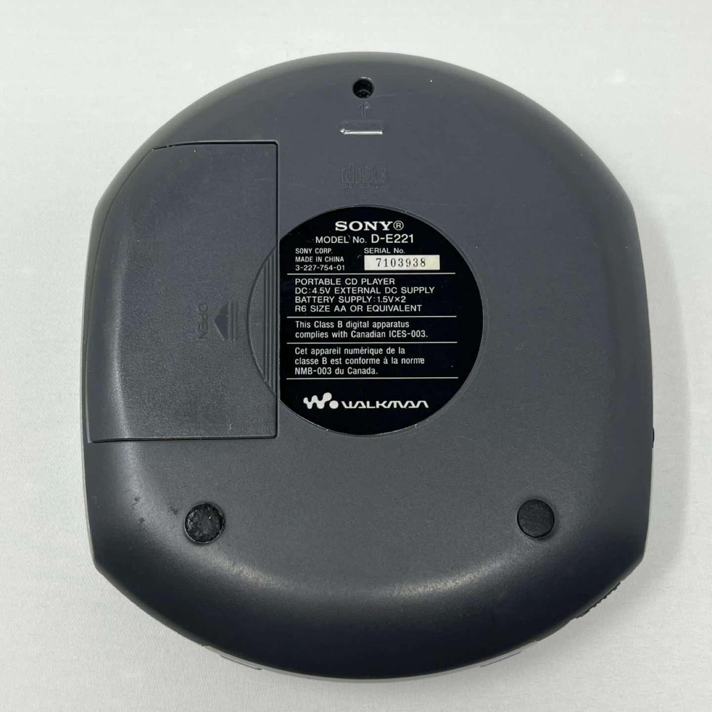 Sony Walkman D-E221 CD Player ESPMAX - photo 4