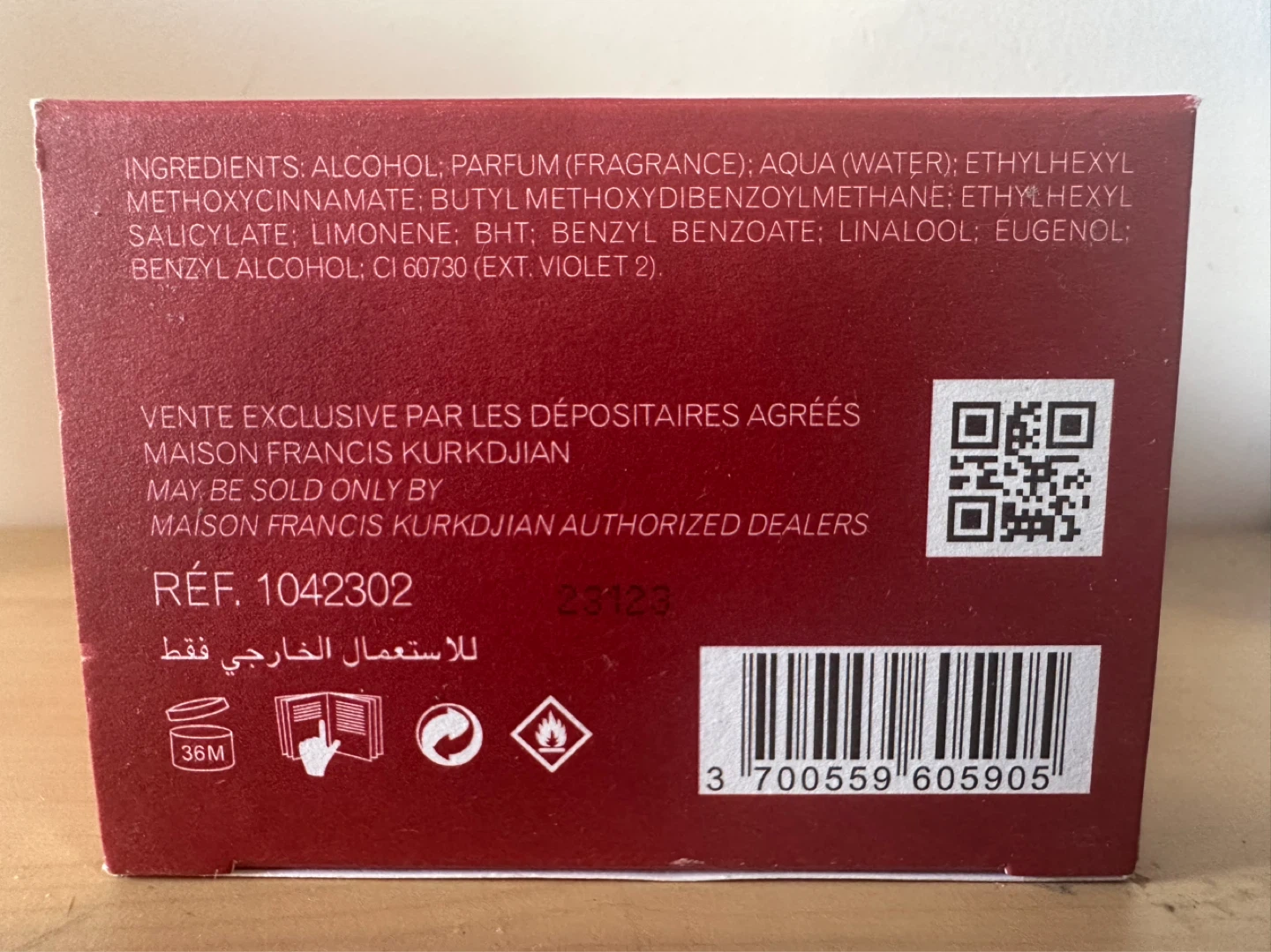 Baccarat Rouge 540 70ml - photo 3