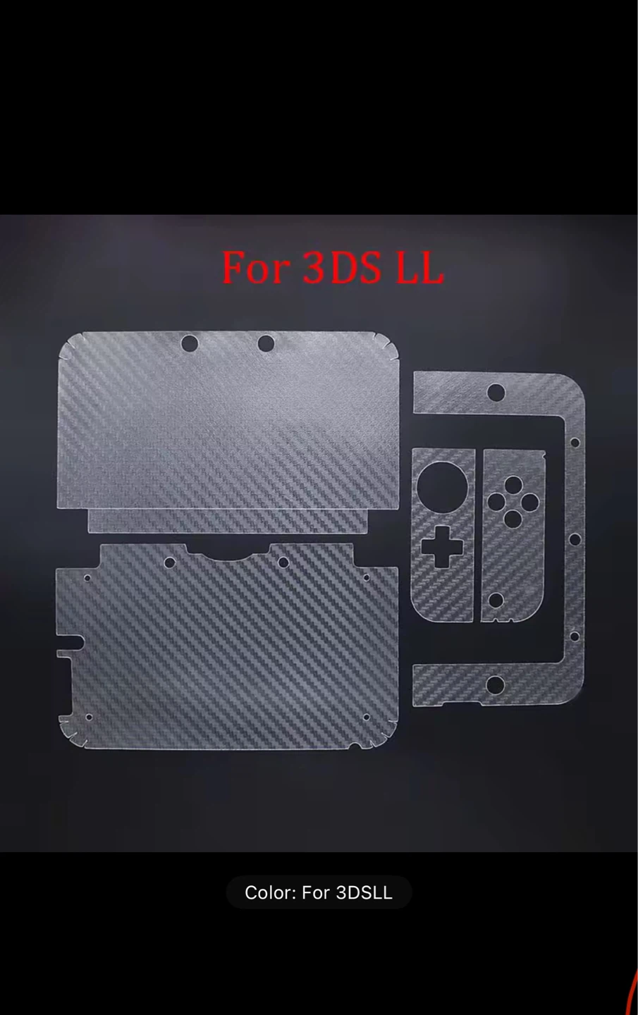 Nintendo 3DSXL Clear Case W Wrap - photo 4