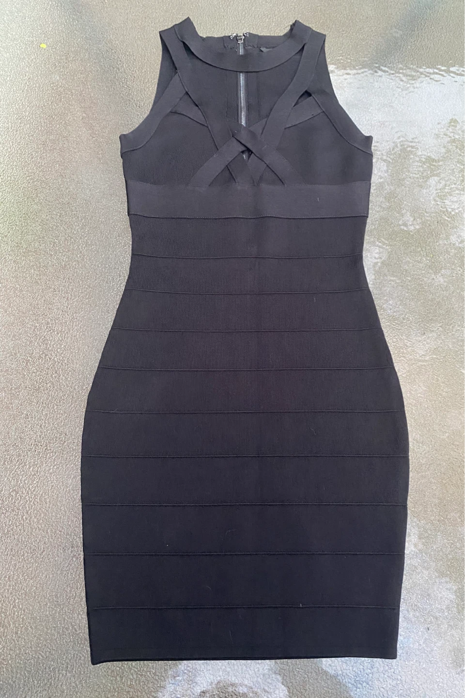 Guess Black Bandage Dress - Size S