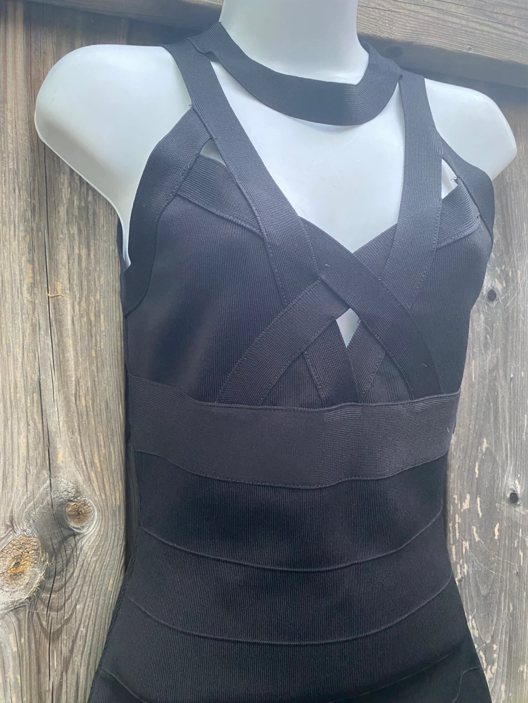 Guess Black Bandage Dress - Size S - photo 5