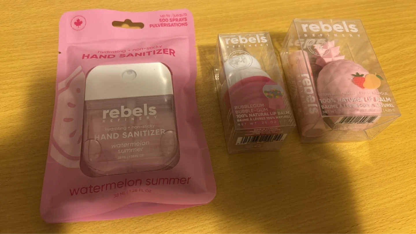 Rebels Refinery Hand Sanitizer & Lip Balm Set