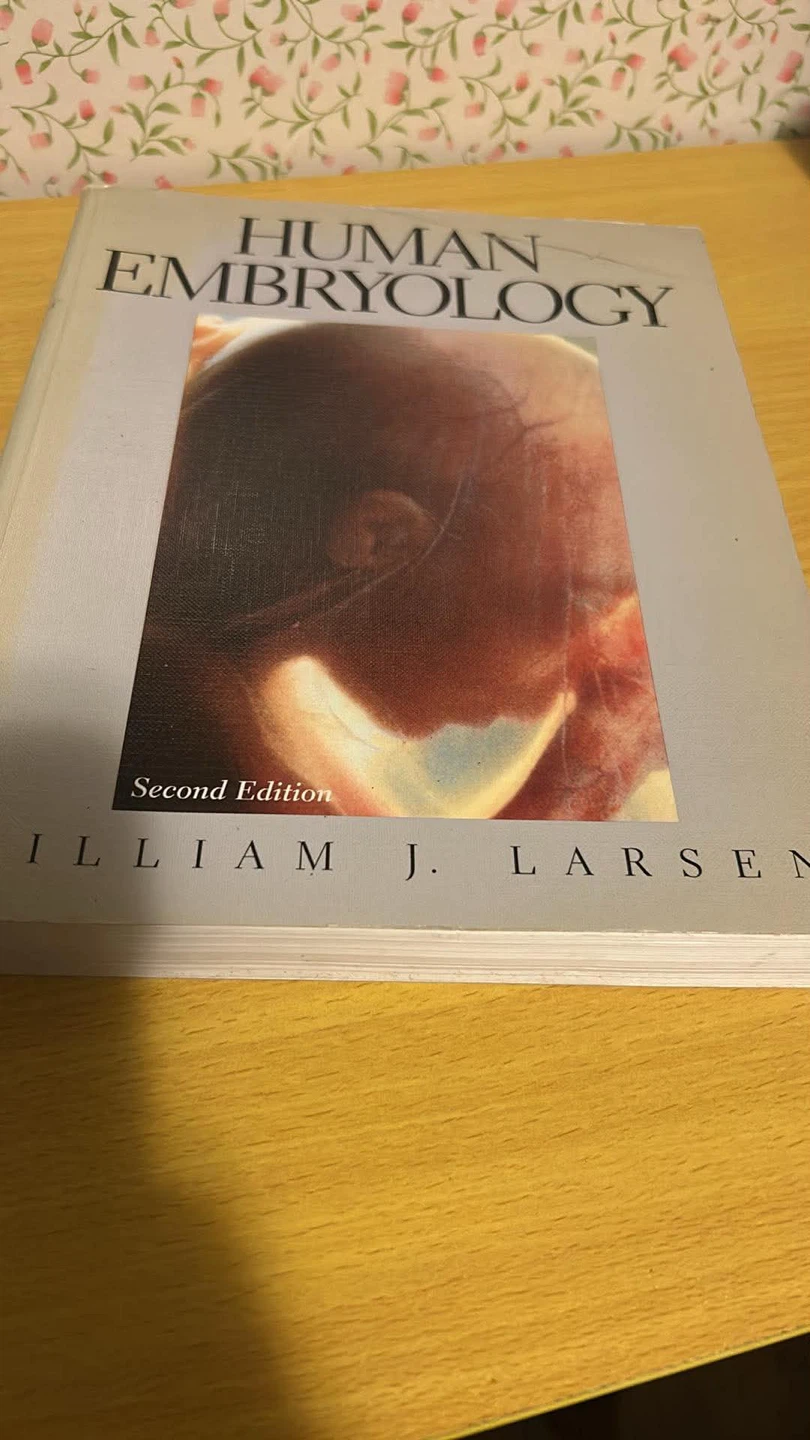 Human Embryology by William J. Larsen Second Edition Textbook - photo 3