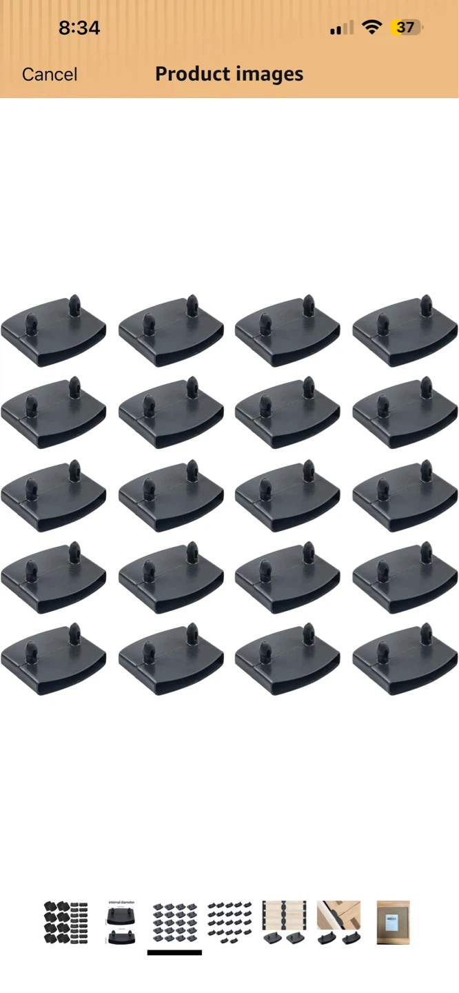 72 pcs Bed Slat Cap Kits Bed Slat Holders - photo 4