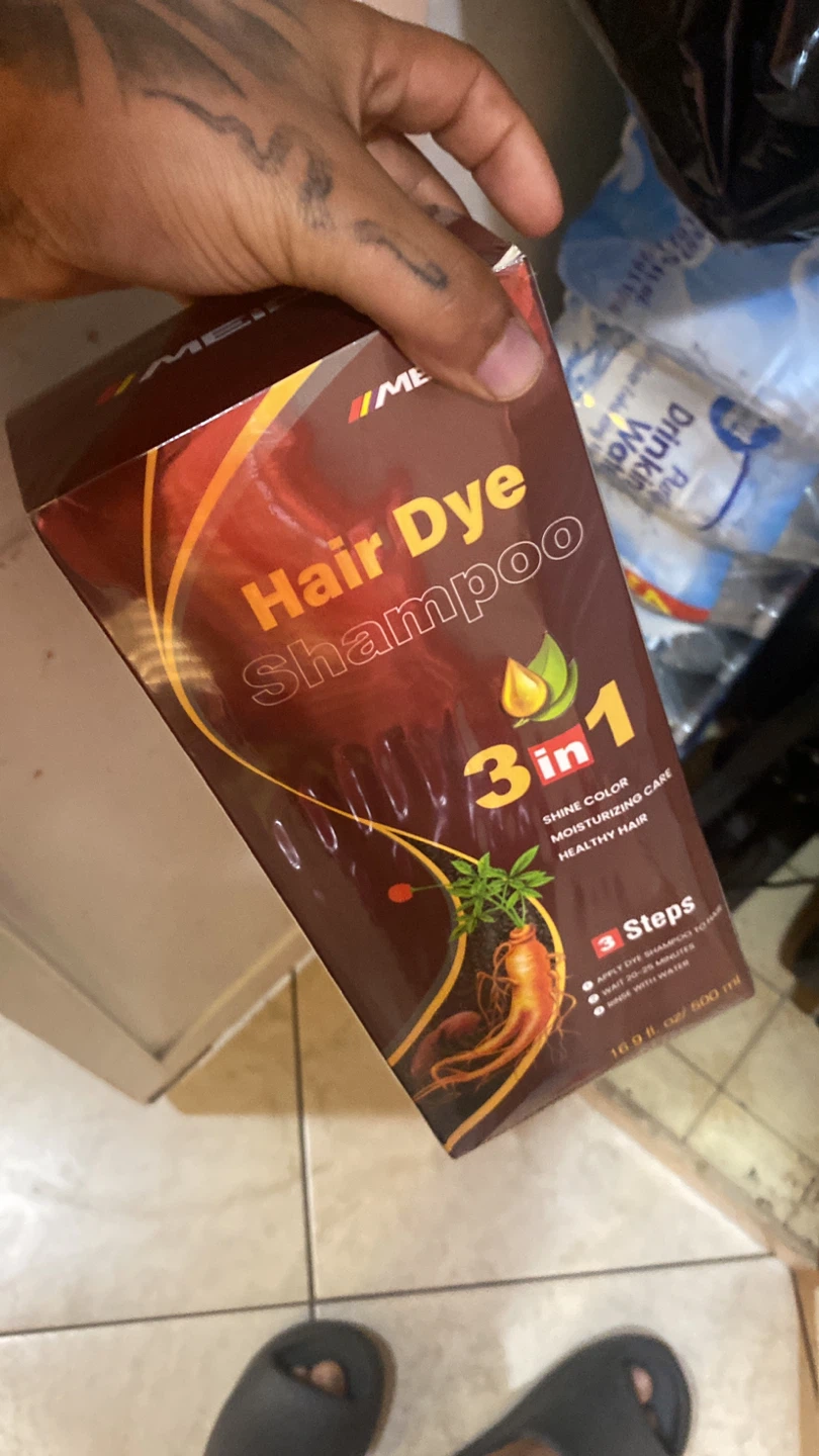 MEI Hair Dye Shampoo 3 in 1
