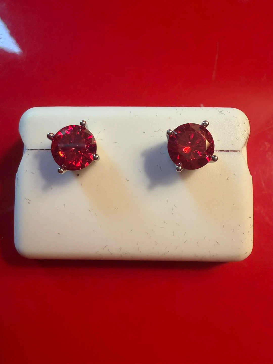 Moissanite 2.00ctw Stud Earrings - 925 Silver