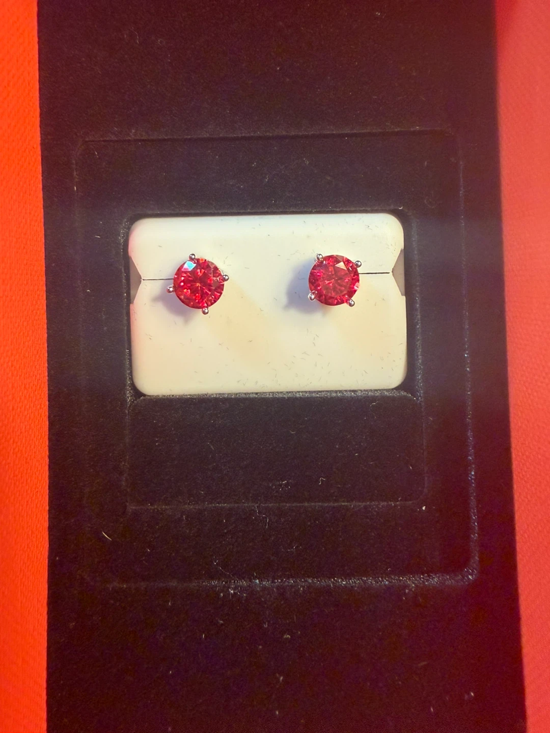 Moissanite 2.00ctw Stud Earrings - 925 Silver - photo 2