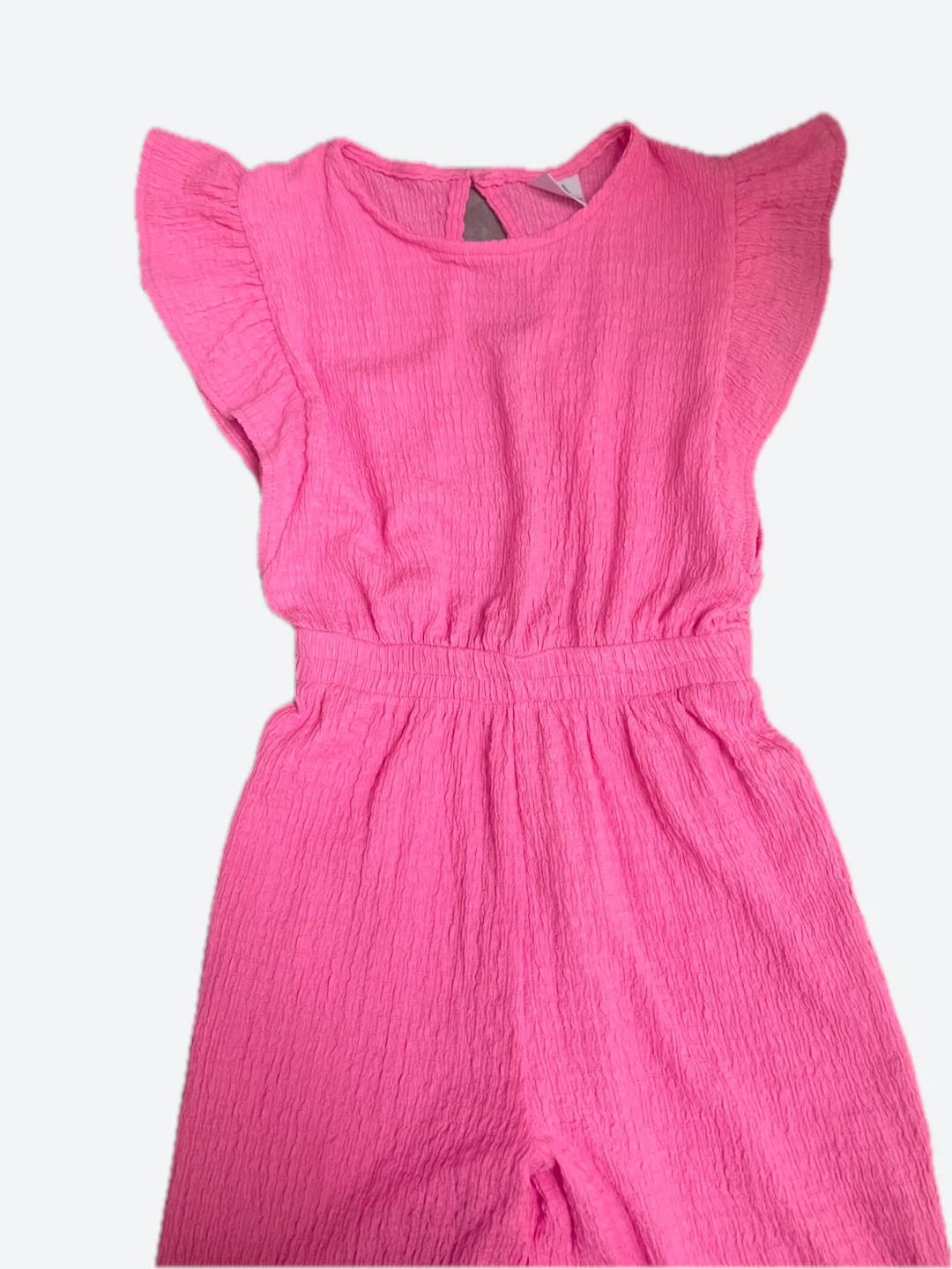 Zara Pink Textured Jumpsuit Size 9 - photo 3