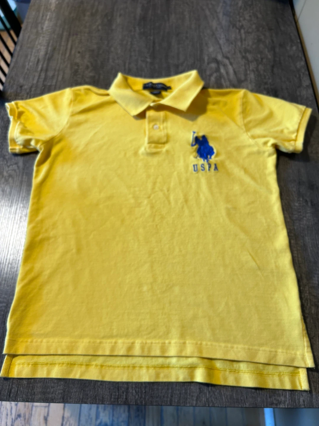 U.S. Polo Assn. Slim Fit Yellow Polo Shirt - Medium