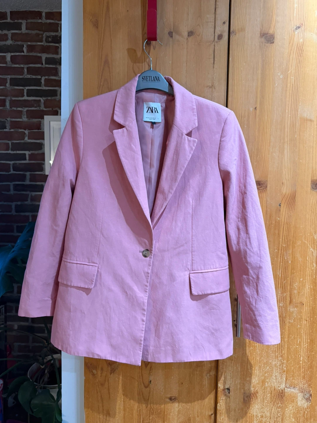 ZARA Pink Blazer XS - photo 2