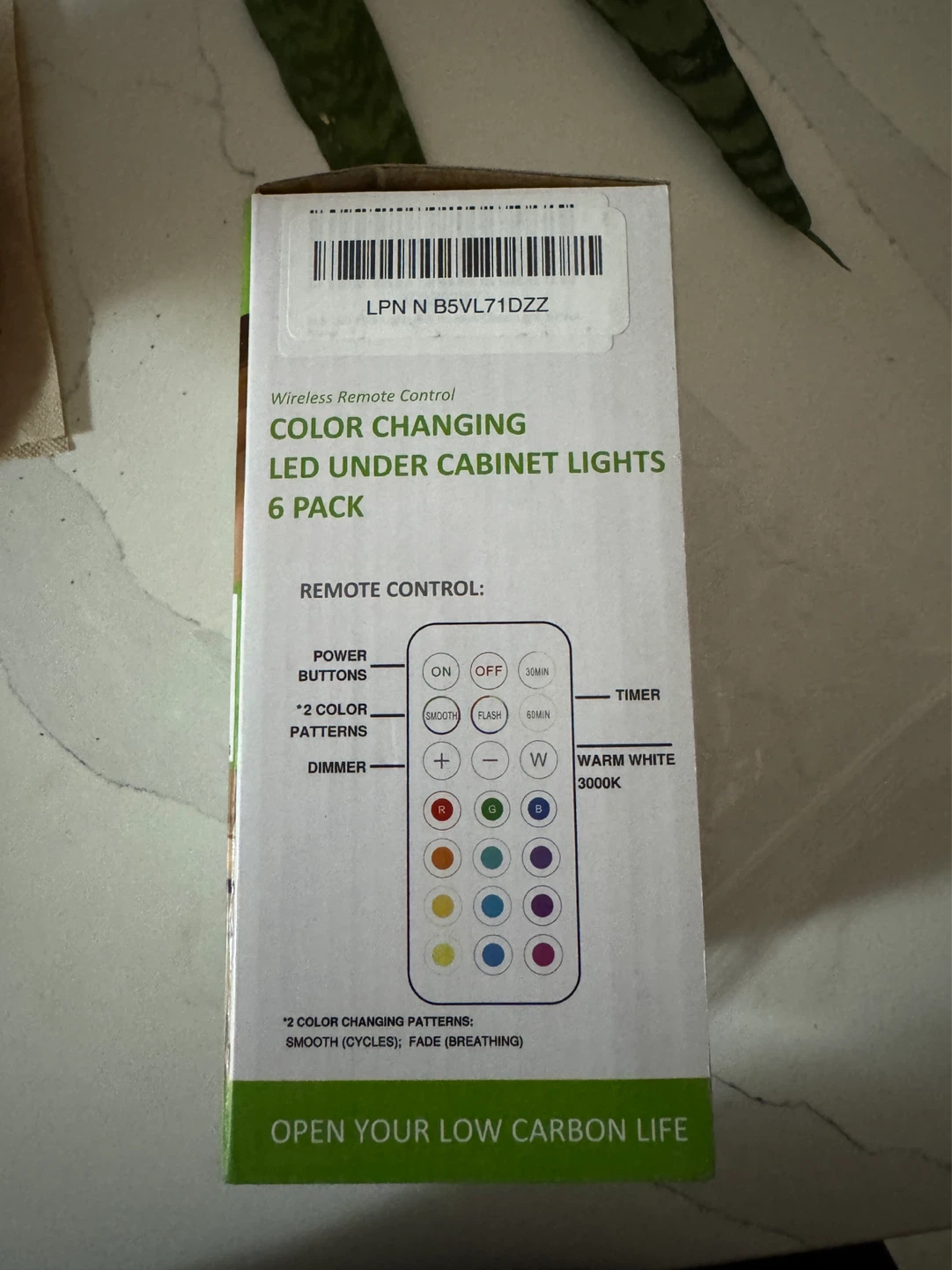 BLS Color Changing LED Under Cabinet Lights - 6 Pack - photo 2