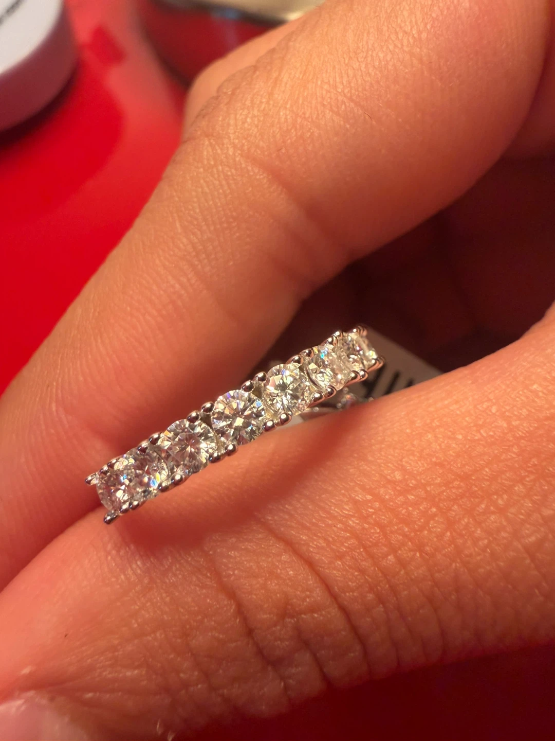 Moissanite 2.00ctw Ring Set Sterling Silver - photo 3