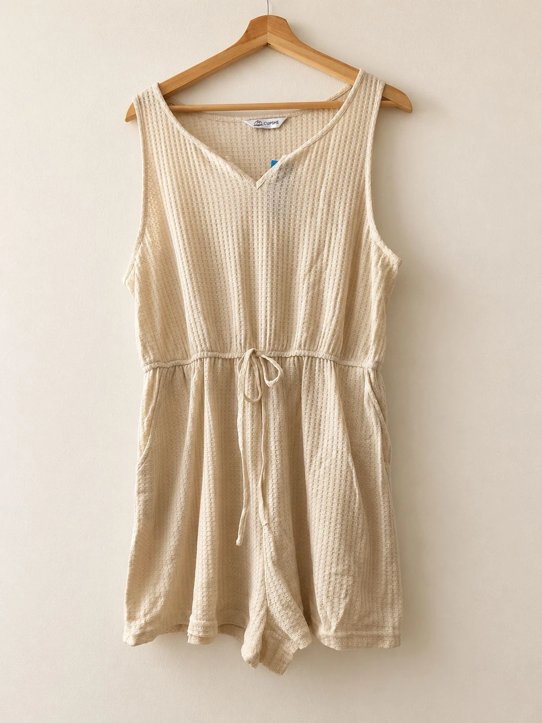 Waffle Knit Romper