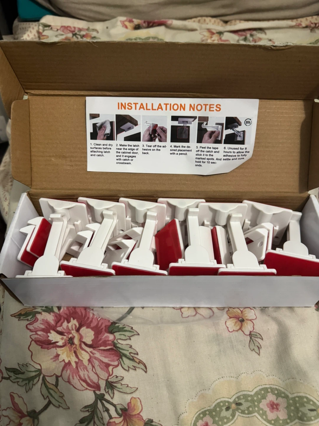Tuhaho Cabinet Latch Locks - 12 Pack - photo 3