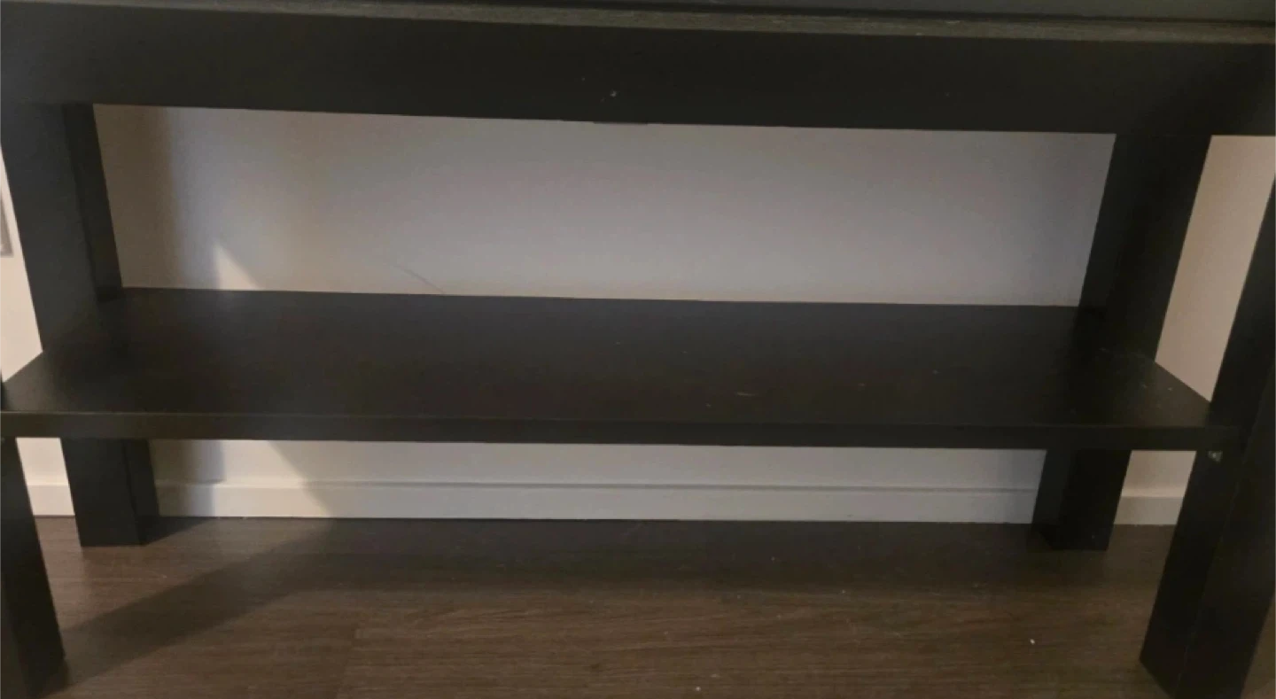 IKEA LACK TV Bench Black-Brown - photo 2