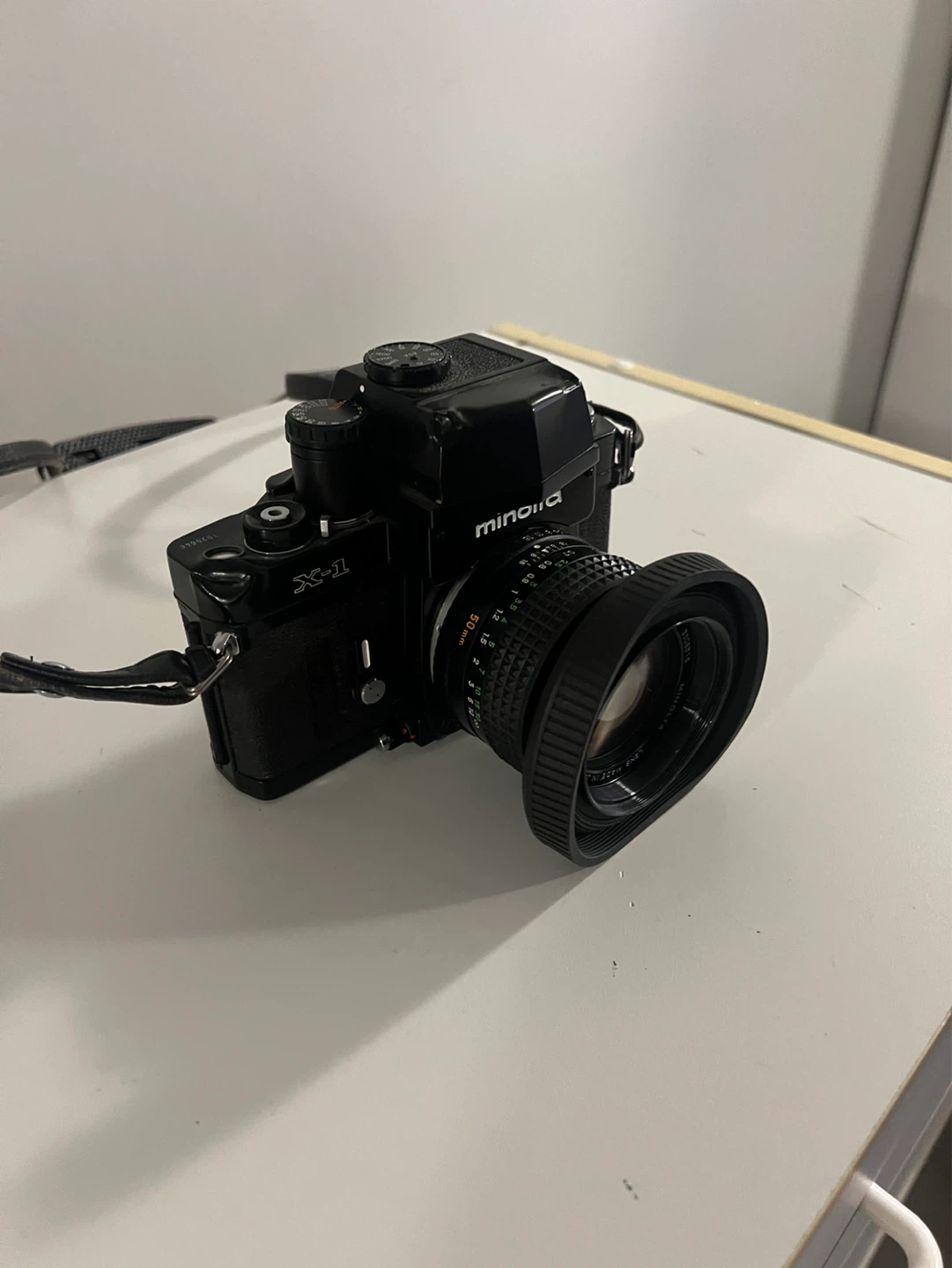 Minolta X-1 SLR Film Camera with Rokkor 50mm Lens - photo 2
