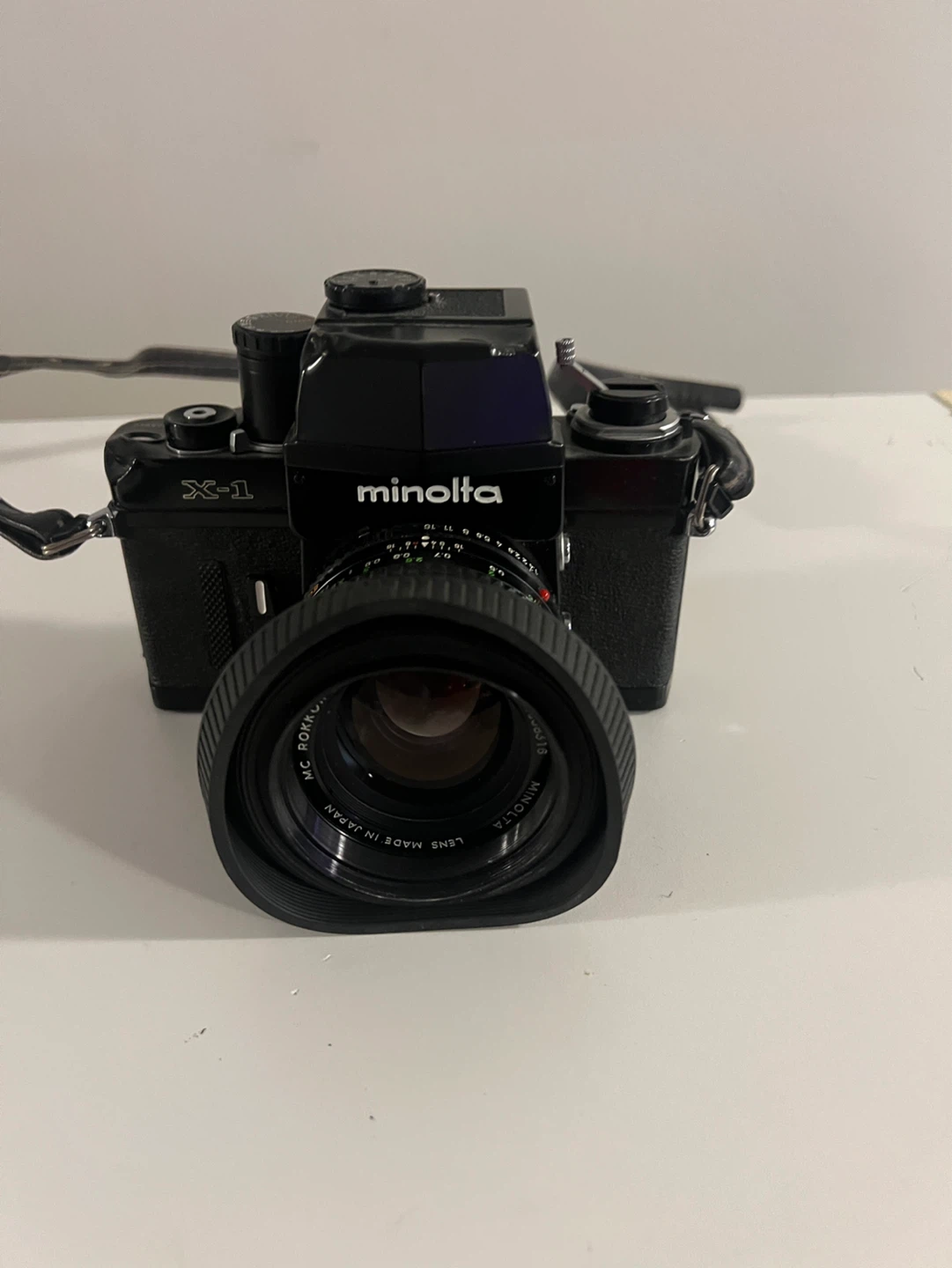 Minolta X-1 SLR Film Camera with Rokkor 50mm Lens