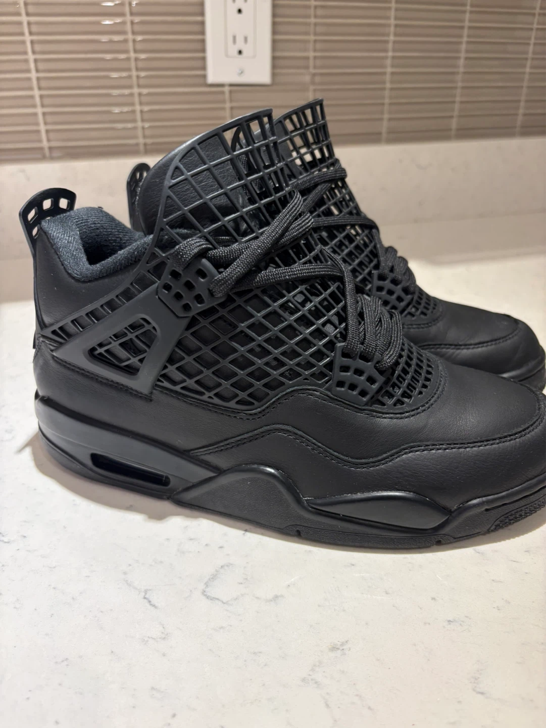 Women's Air Jordan 4 Retro 'Net Black