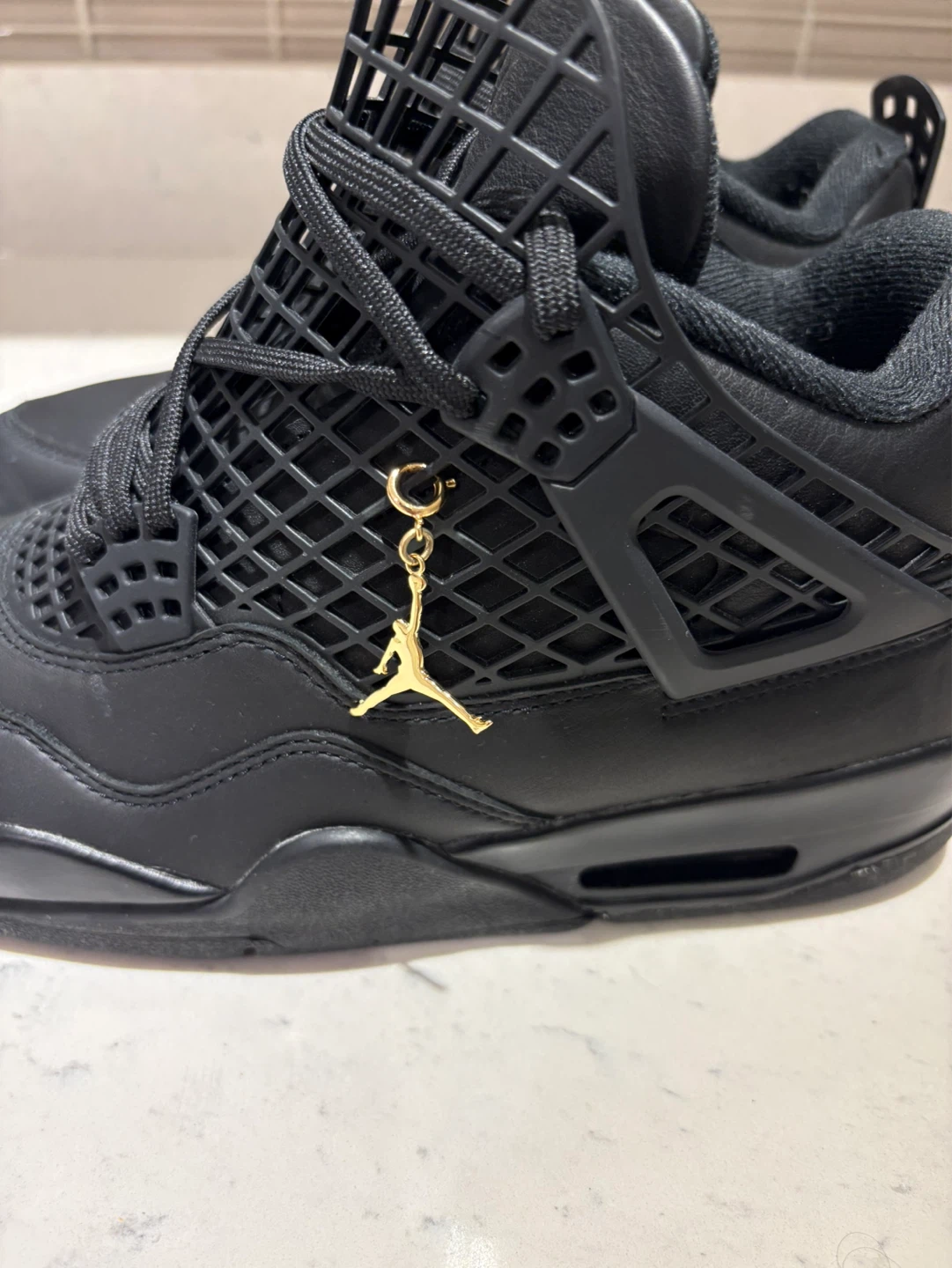 Women's Air Jordan 4 Retro 'Net Black - photo 3