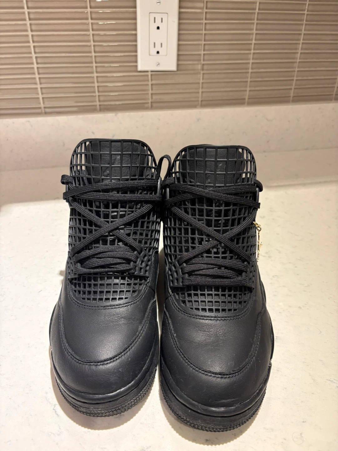 Women's Air Jordan 4 Retro 'Net Black - photo 2