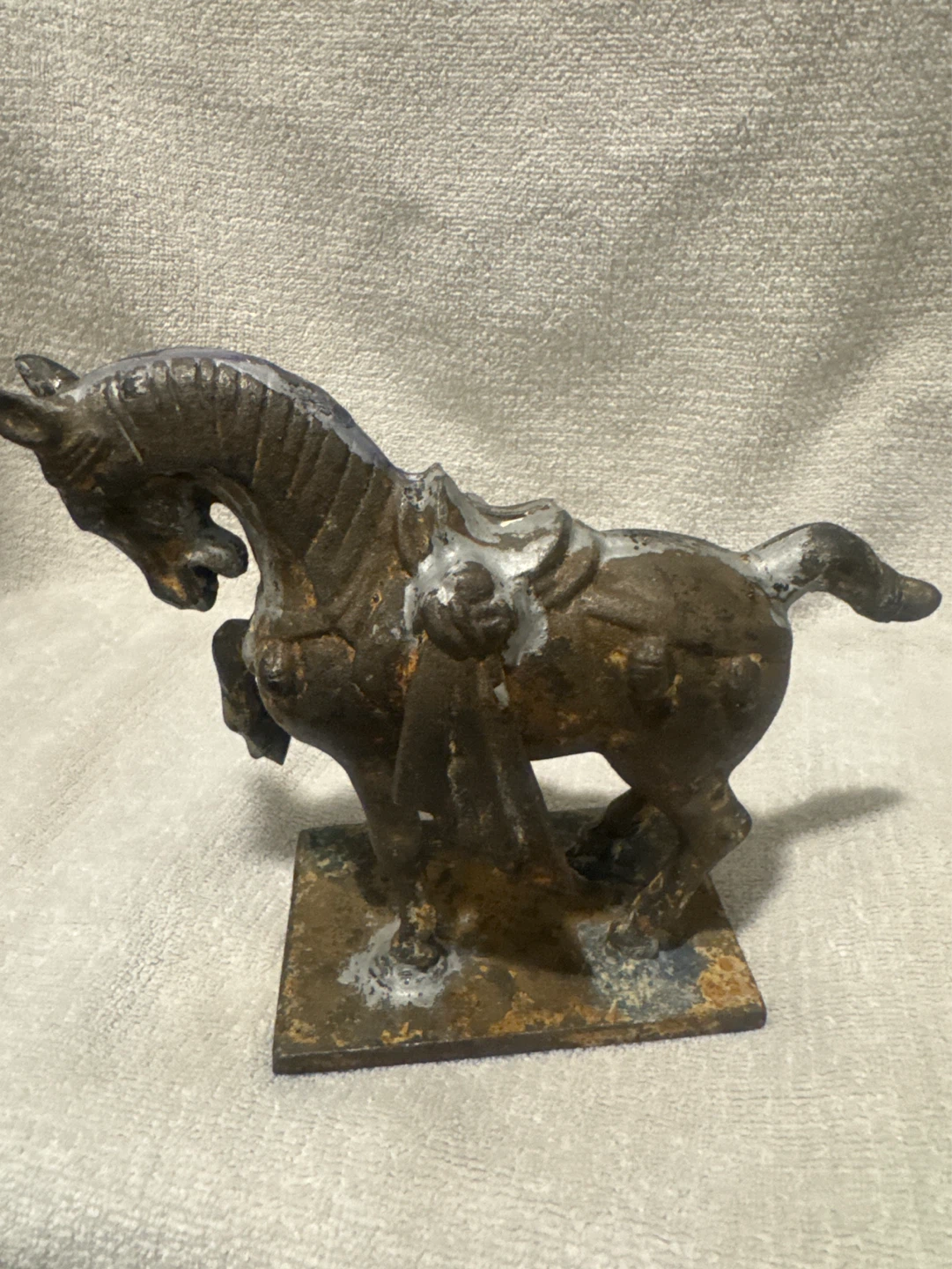 Vintage Metal Horse Figurine - photo 3