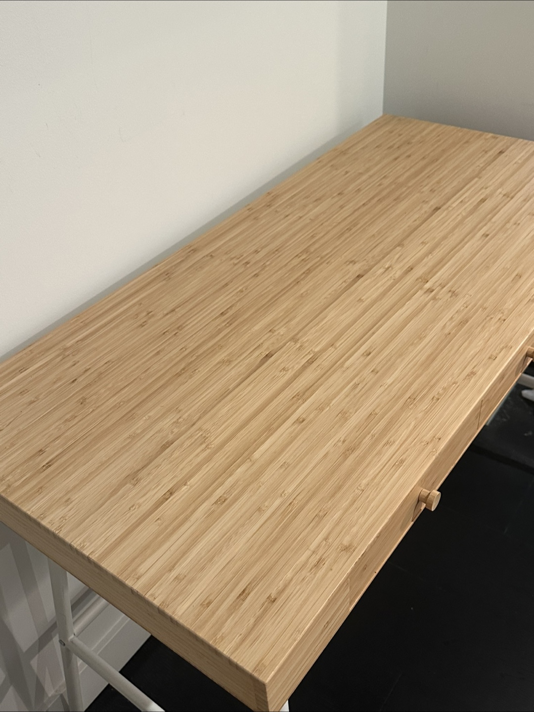 Bamboo Desk with 3 Drawers - photo 2