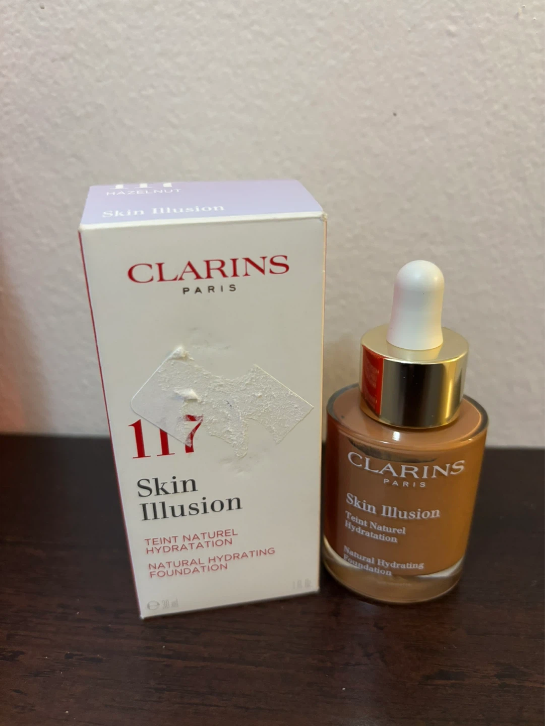 Clarins Skin Illusion Foundation - 117 Hazelnut