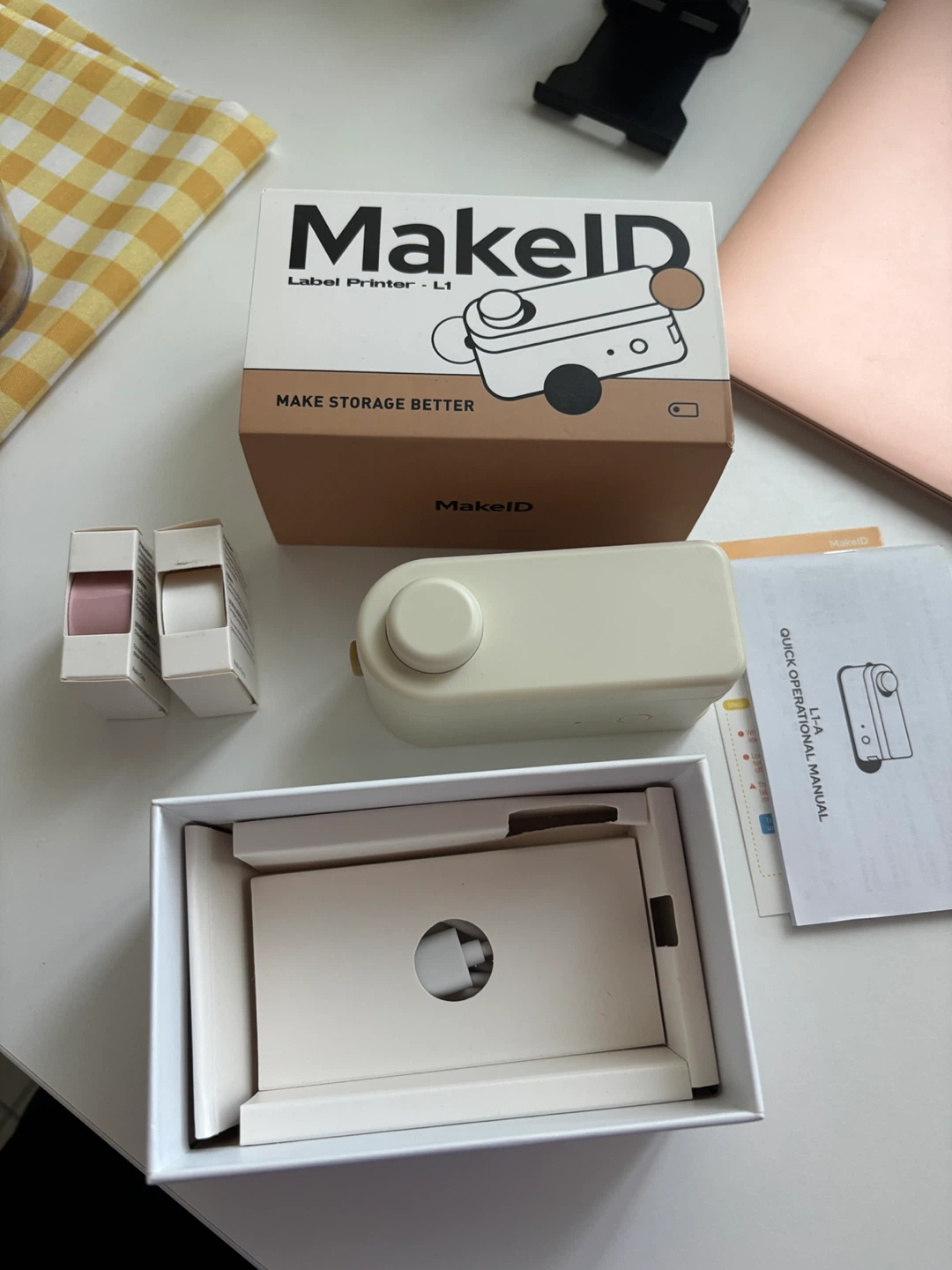 MakeID Label Printer - L1 with accessories