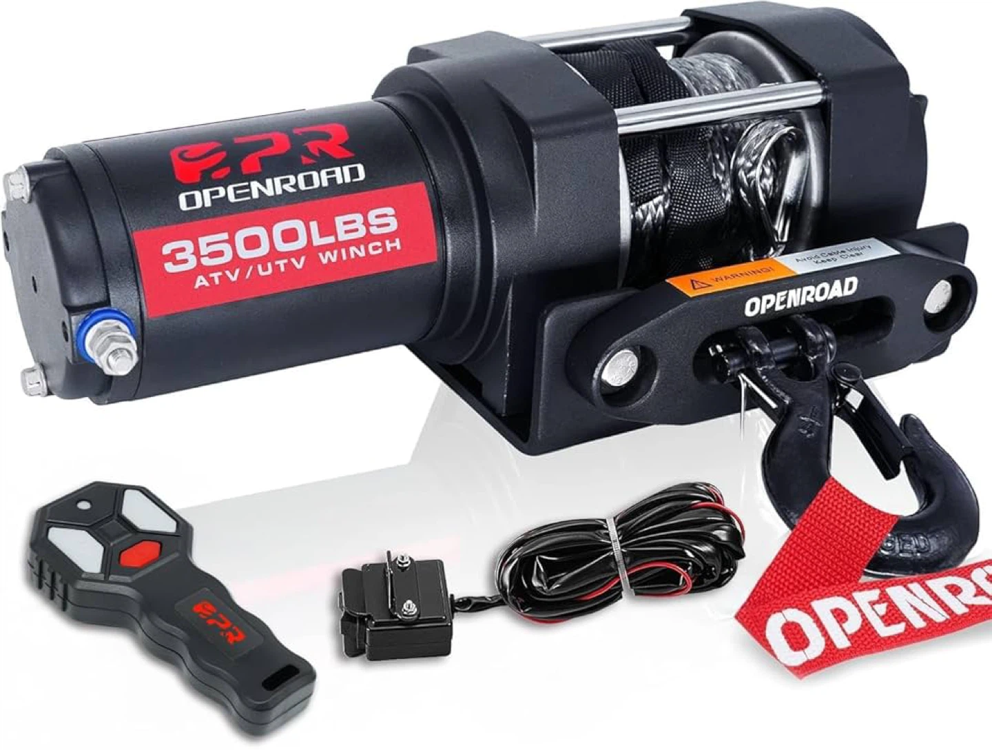 OPENROAD 3500 lb ATV/UTV Winch