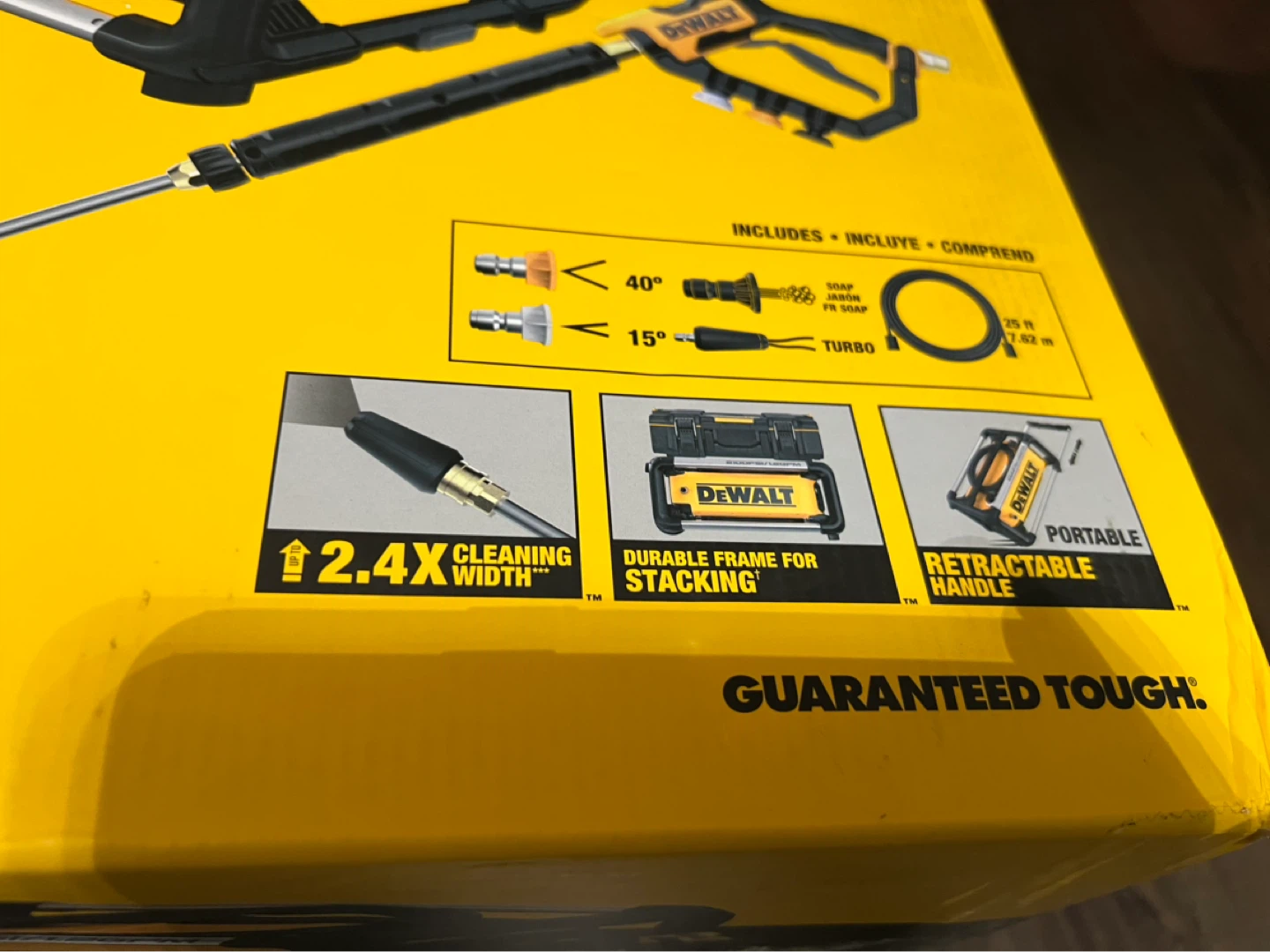 DeWalt 2100 PSI Electric Cold Water Pressure Washer DWPW2100 - photo 3