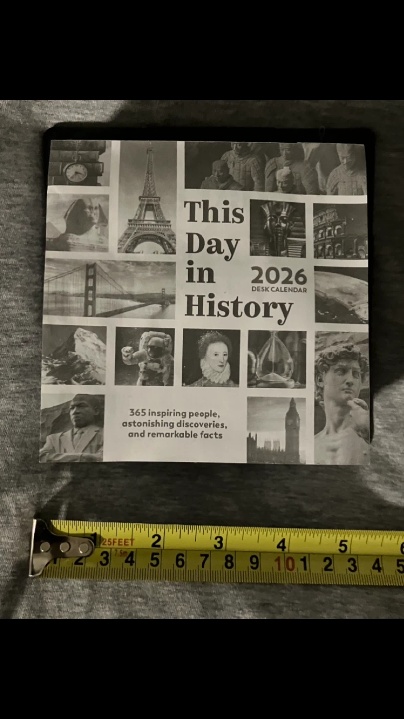 Free: This Day in History 2026 Desk Calendar