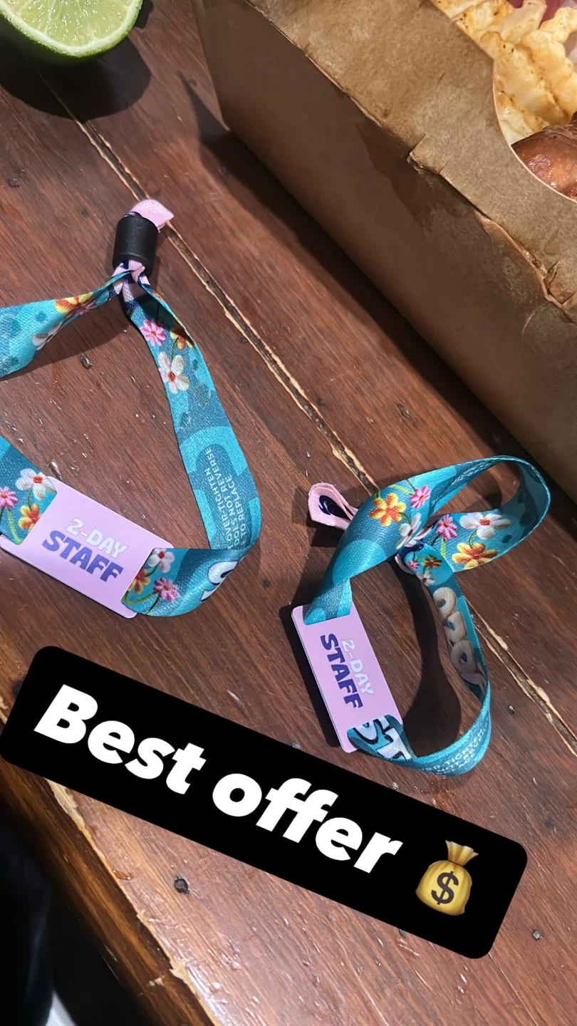 2-Day Staff Wristbands