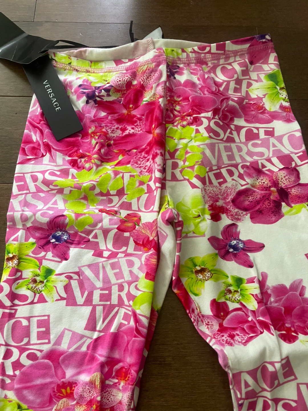Versace Kids Floral Print Leggings - Size 12A / 152cm - photo 2