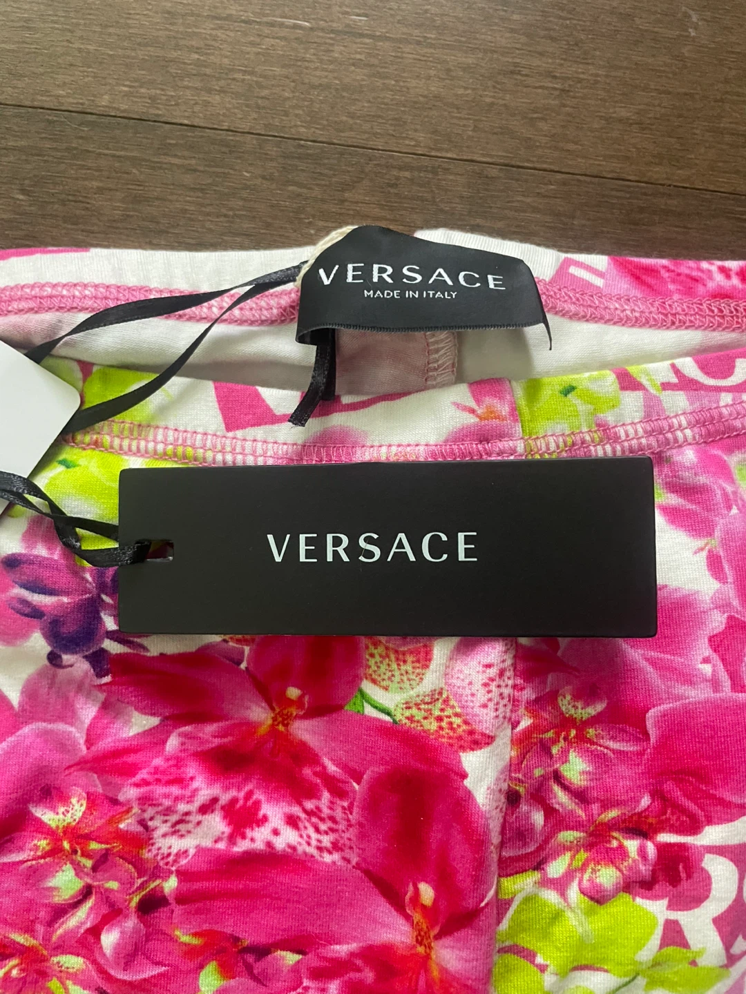 Versace Kids Floral Print Leggings - Size 12A / 152cm - photo 4