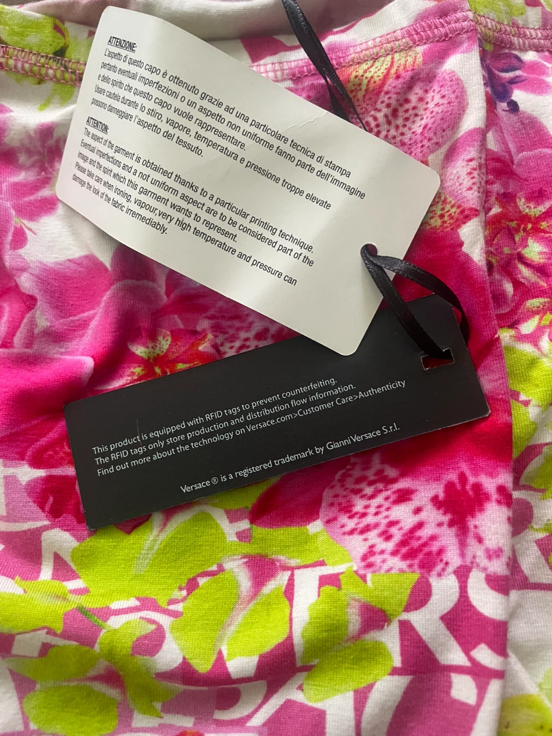 Versace Kids Floral Print Leggings - Size 12A / 152cm - photo 3