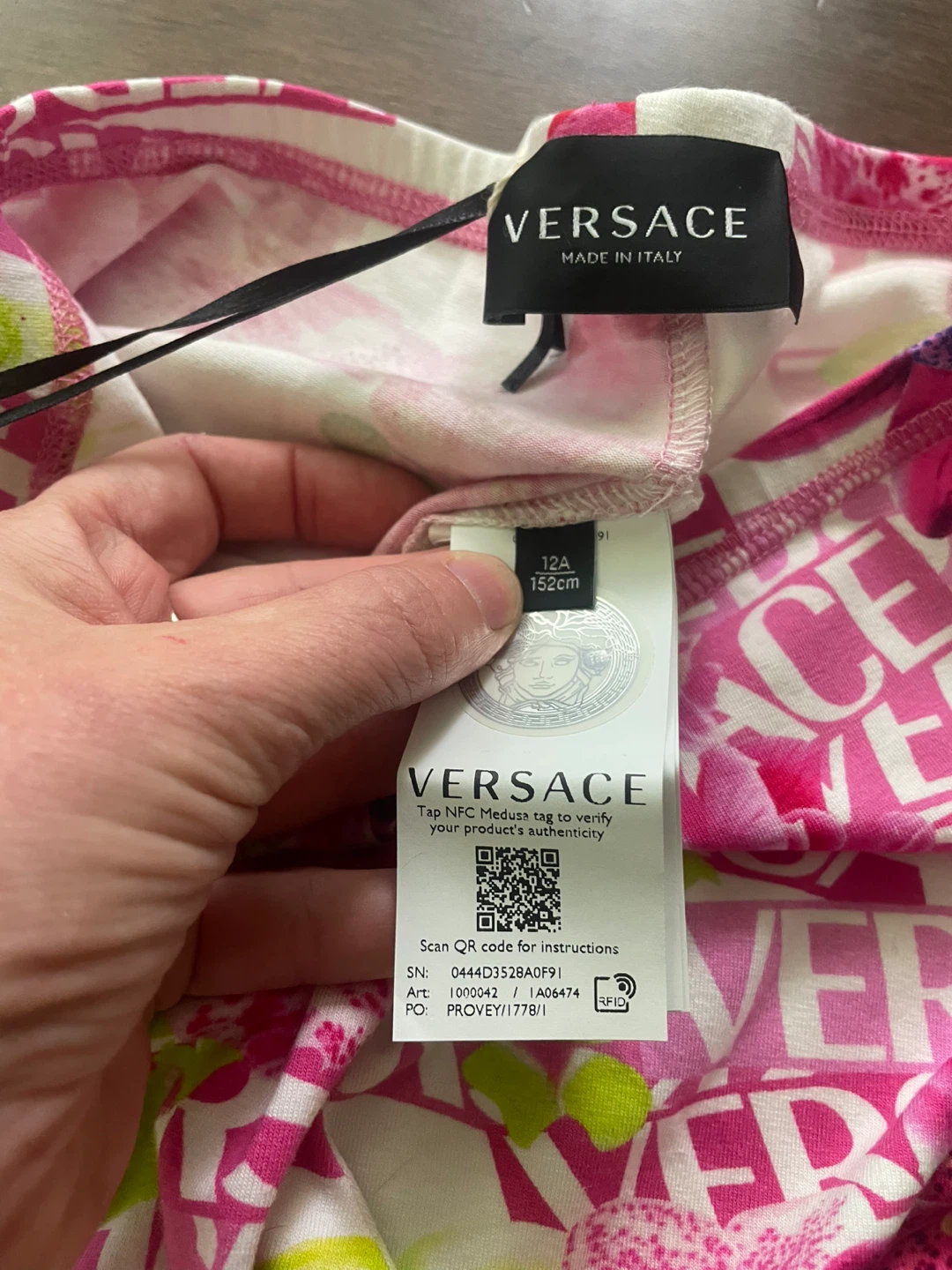 Versace Kids Floral Print Leggings - Size 12A / 152cm - photo 5