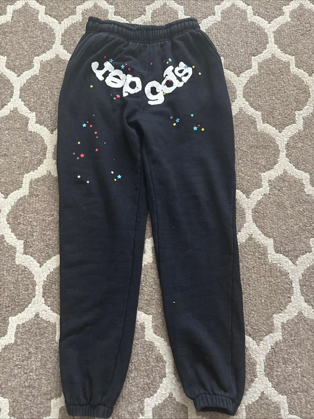 Spider Black Sweatpants Size Small