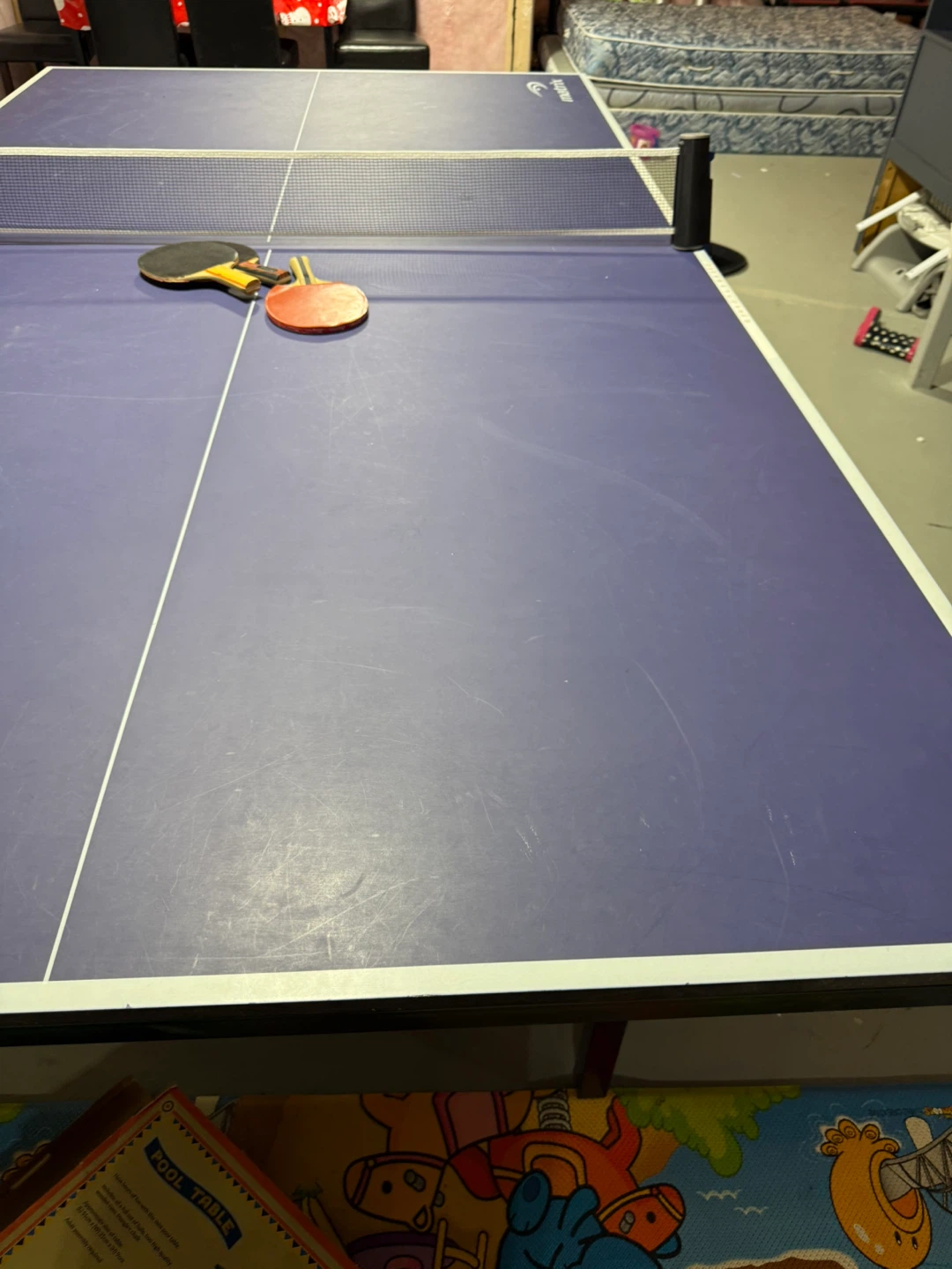 Matrix Ping Pong Table with Paddles