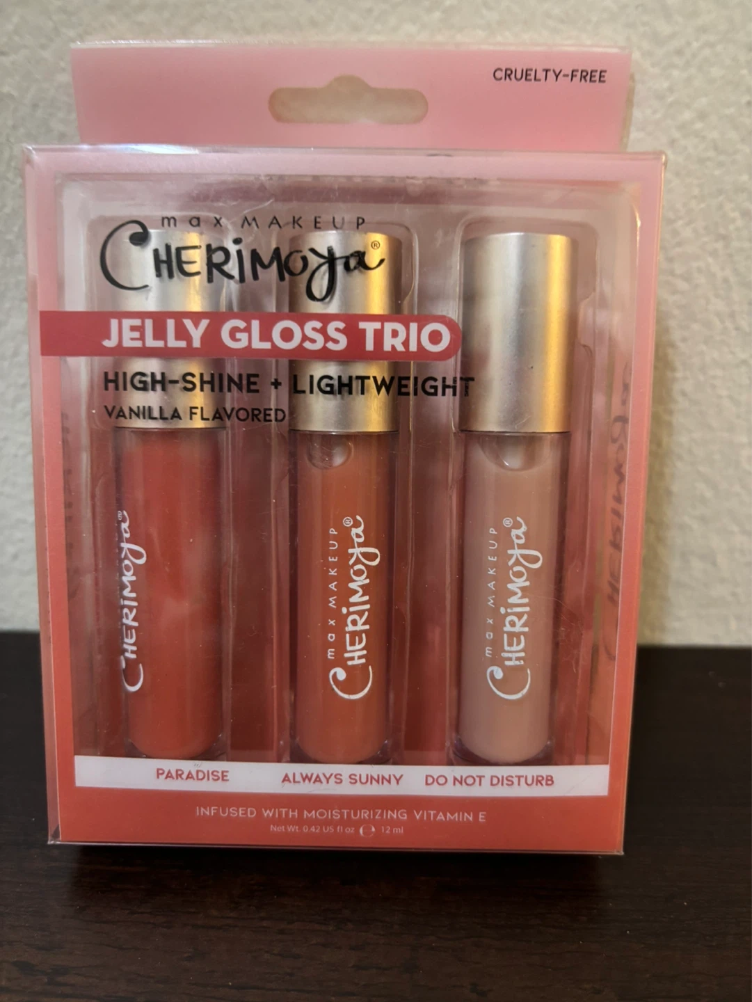 Cherimoya Jelly Gloss Trio - High-Shine + Lightweight