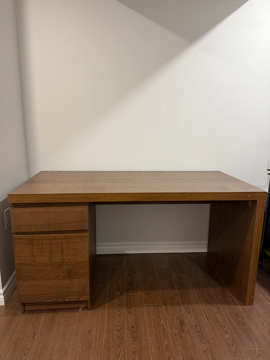 Wooden Desk with Drawers - photo 2