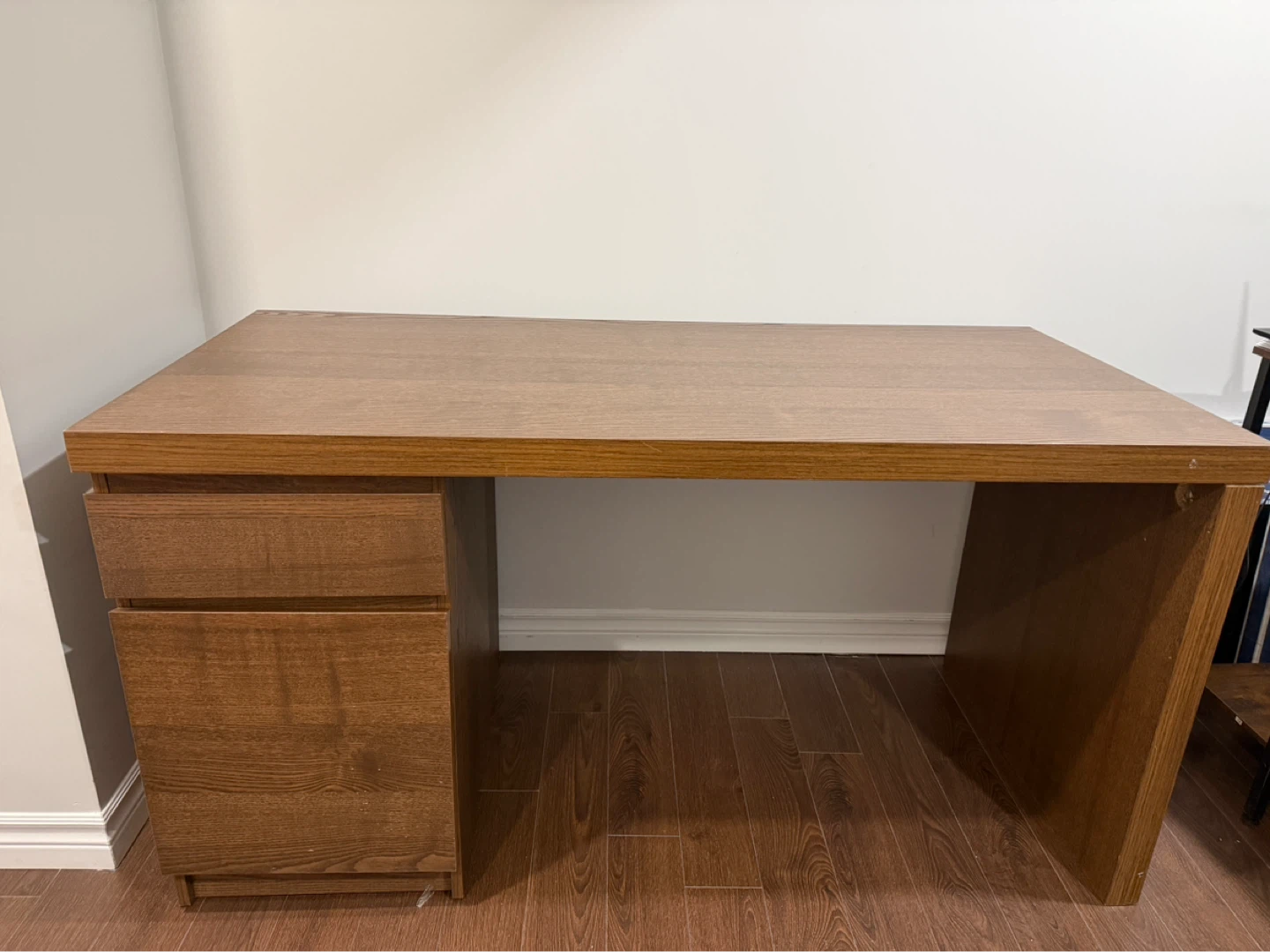 Wooden Desk with Drawers