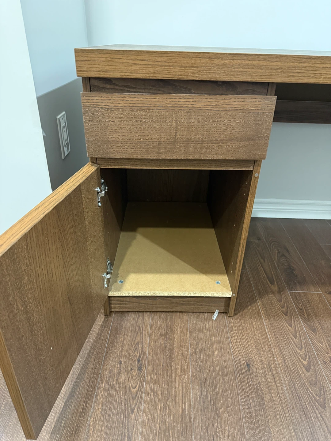 Wooden Desk with Drawers - photo 4